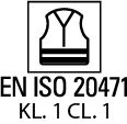 Shorts ISO20471 1243 gelb