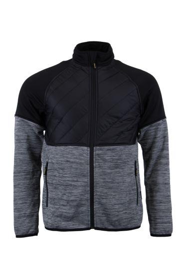 Fleeceshelljacke 9520 anthrazit/schwarz