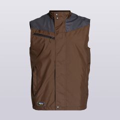 Weste 8631 braun/anthrazit