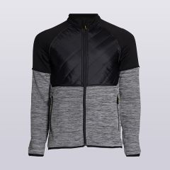 Fleeceshelljacke 9520 anthrazit/schwarz