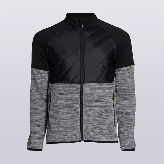 Fleeceshelljacke 9520 anthrazit/schwarz